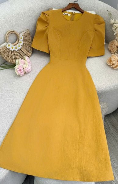 Đầm Cotton Xốp Thiết Kế TuTu Store Phù Hợp Đi Làm Dành Cho Nữ - Mã D1122