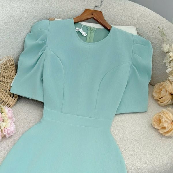 Đầm Cotton Xốp Thiết Kế TuTu Store Phù Hợp Đi Làm Dành Cho Nữ - Mã D1122