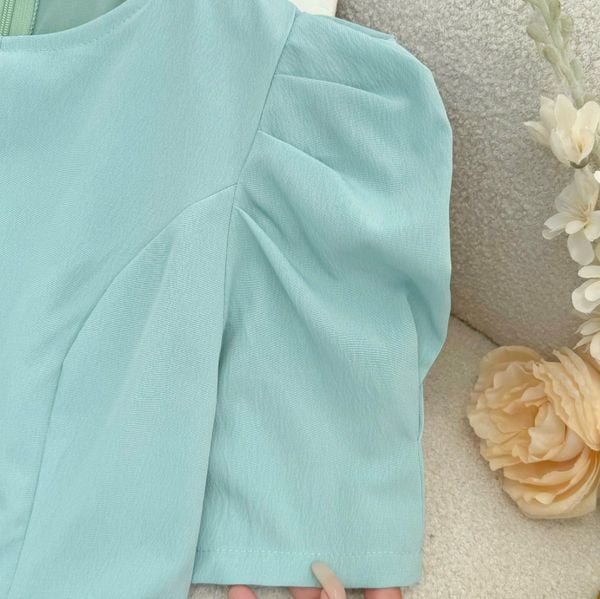 Đầm Cotton Xốp Thiết Kế TuTu Store Phù Hợp Đi Làm Dành Cho Nữ - Mã D1122