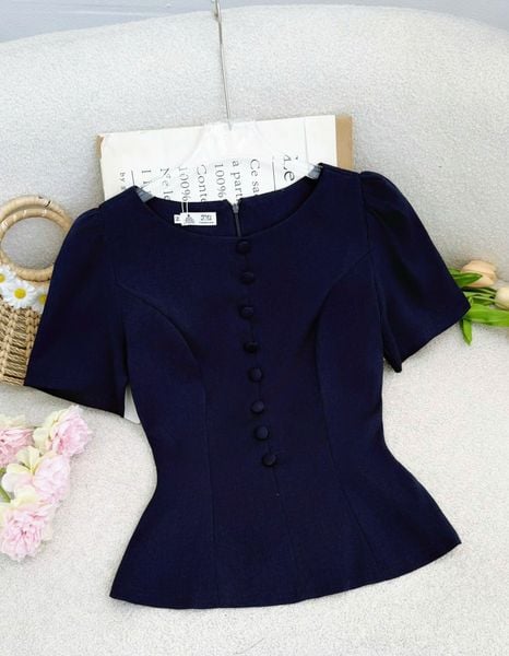 Áo Bố Xược Peplum Thiết Kế TuTu Store Phù Hợp Đi Làm Dành Cho Nữ - Mã A568