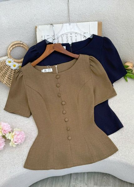 Áo Bố Xược Peplum Thiết Kế TuTu Store Phù Hợp Đi Làm Dành Cho Nữ - Mã A568