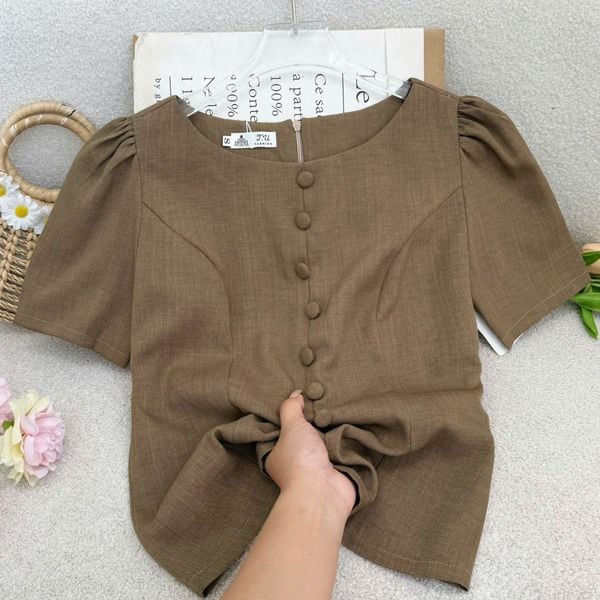 Áo Bố Xược Peplum Thiết Kế TuTu Store Phù Hợp Đi Làm Dành Cho Nữ - Mã A568