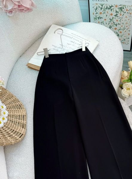 Quần Dài Cotton Chéo Công Sở Phù Hợp Đi Chơi Thiết Kế TuTu Store Dành Cho Nữ -Mã Q127