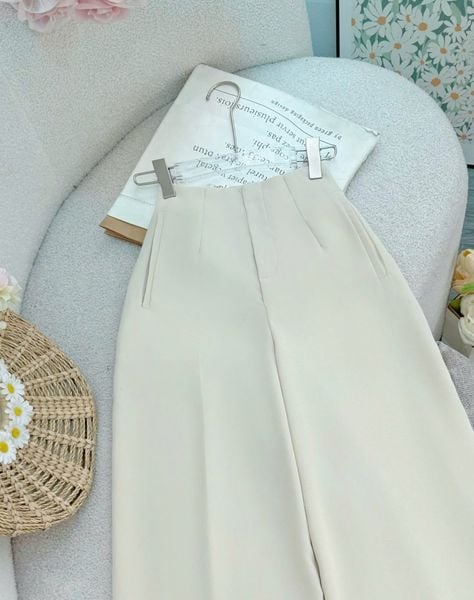 Quần Dài Cotton Chéo Công Sở Phù Hợp Đi Chơi Thiết Kế TuTu Store Dành Cho Nữ -Mã Q127
