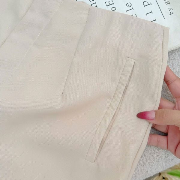 Quần Dài Cotton Chéo Công Sở Phù Hợp Đi Chơi Thiết Kế TuTu Store Dành Cho Nữ -Mã Q127