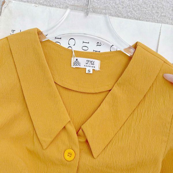 Áo Cotton Xốp Peplum Thiết Kế TuTu Store Phù Hợp Đi Làm Dành Cho Nữ - Mã A548