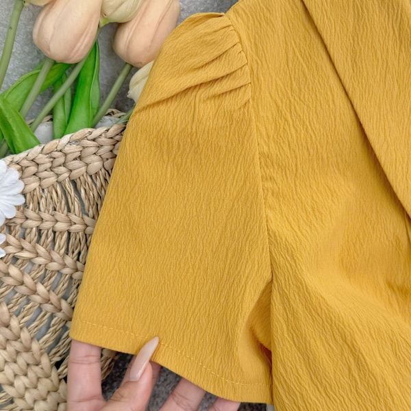 Áo Cotton Xốp Peplum Thiết Kế TuTu Store Phù Hợp Đi Làm Dành Cho Nữ - Mã A548