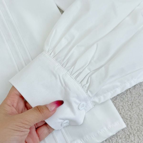 Áo Cotton Bột Thiết Kế TuTu Store Phù Hợp Đi Làm Dành Cho Nữ - Mã AS570