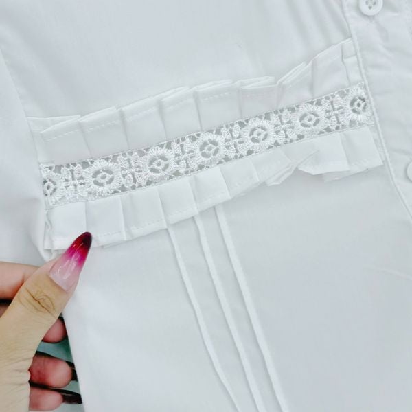 Áo Cotton Bột Thiết Kế TuTu Store Phù Hợp Đi Làm Dành Cho Nữ - Mã AS570