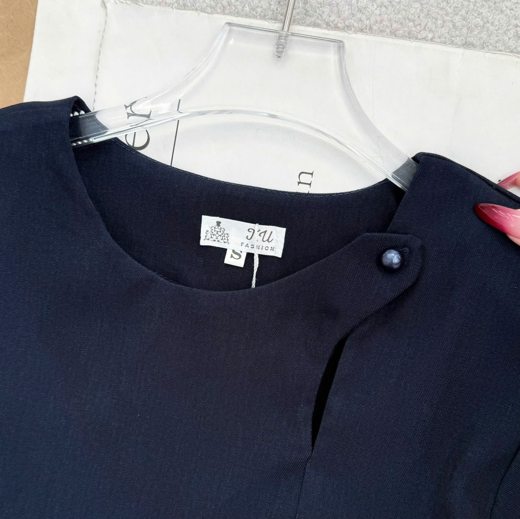 Áo Chéo Nhung Hàn Thiết Kế TuTu Store Phù Hợp Đi Làm Dành Cho Nữ - Mã AS574