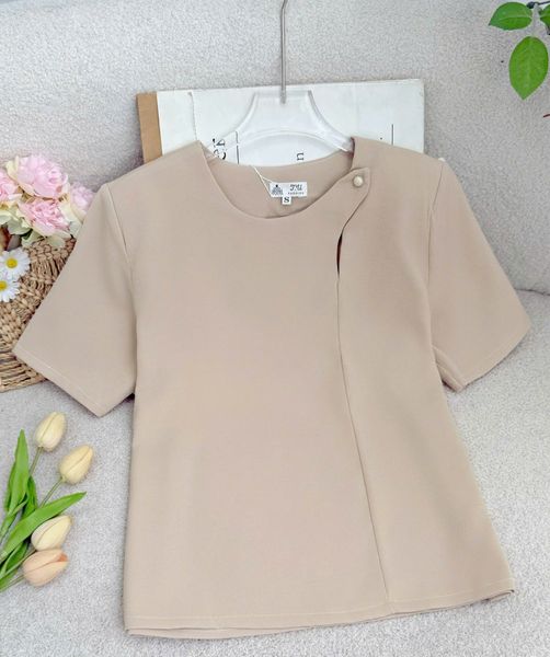 Áo Chéo Nhung Hàn Thiết Kế TuTu Store Phù Hợp Đi Làm Dành Cho Nữ - Mã AS574