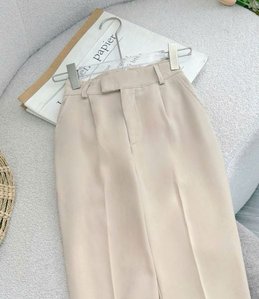 Quần Chéo Nhung Hàn Thiết Kế TuTu Store Phù Hợp Đi Làm Dành Cho Nữ - Mã QS574