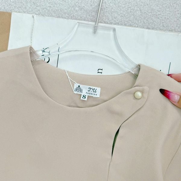 Áo Chéo Nhung Hàn Thiết Kế TuTu Store Phù Hợp Đi Làm Dành Cho Nữ - Mã AS574