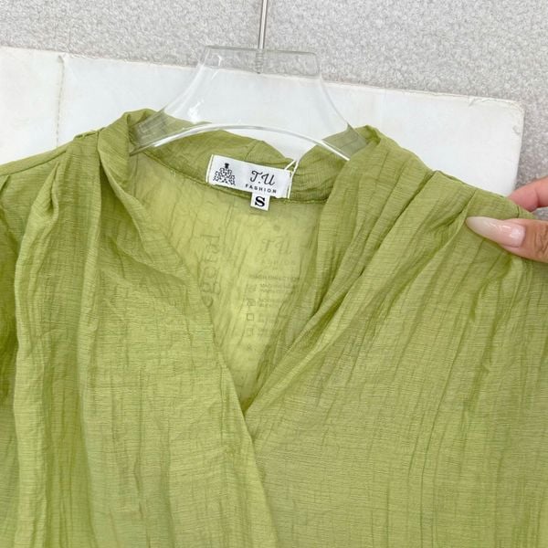 Áo Tơ Nhăn Thiết Kế TuTu Store Phù Hợp Đi Làm Dành Cho Nữ - Mã AS579