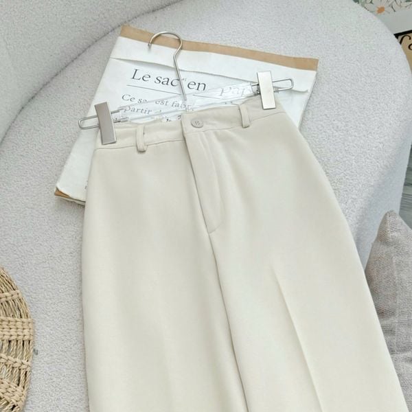 Quần Chéo Nhung Hàn Thiết Kế TuTu Store Phù Hợp Đi Làm Dành Cho Nữ - Mã QS585