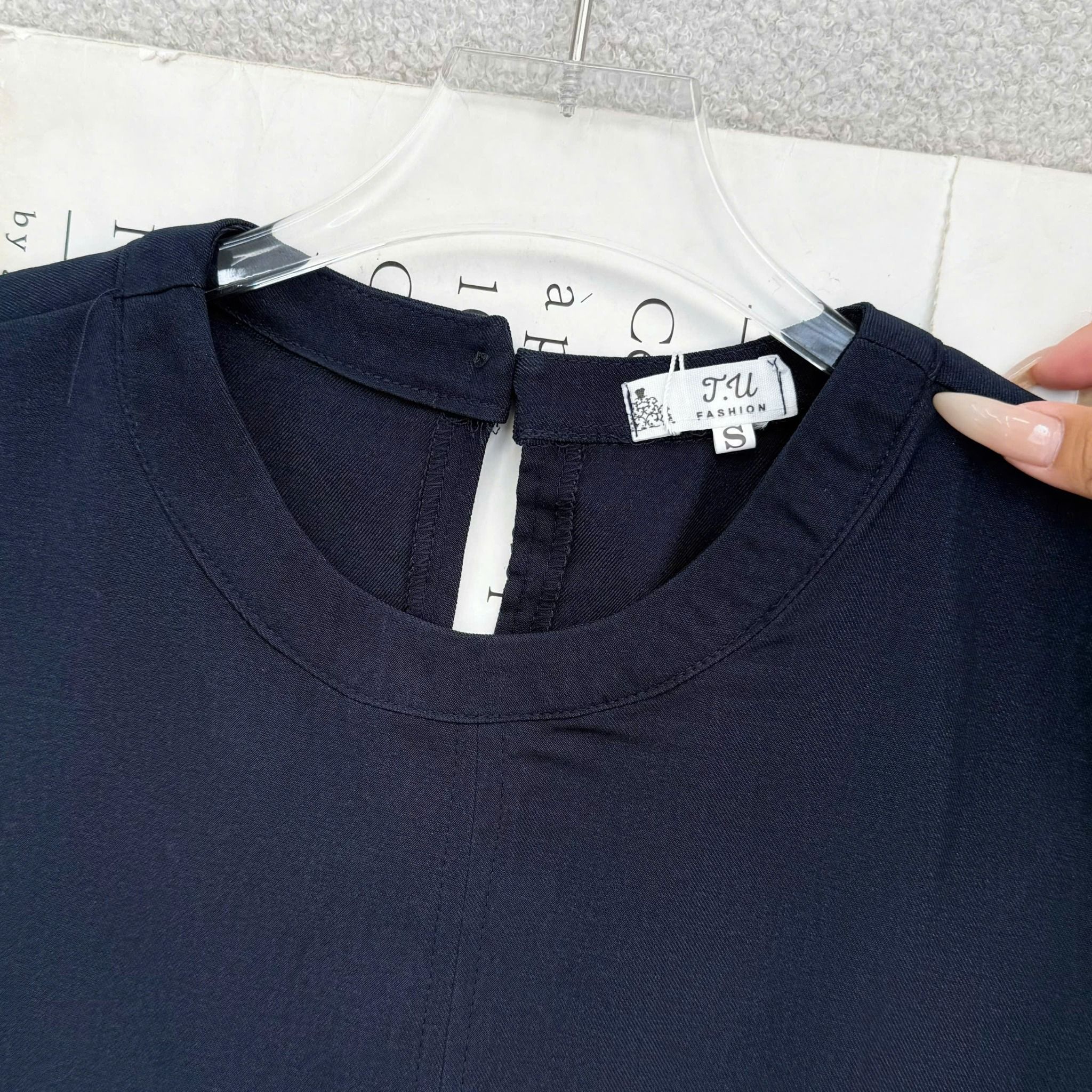 Áo Chéo Nhung Hàn Thiết Kế TuTu Store Phù Hợp Đi Làm Dành Cho Nữ - Mã AS585