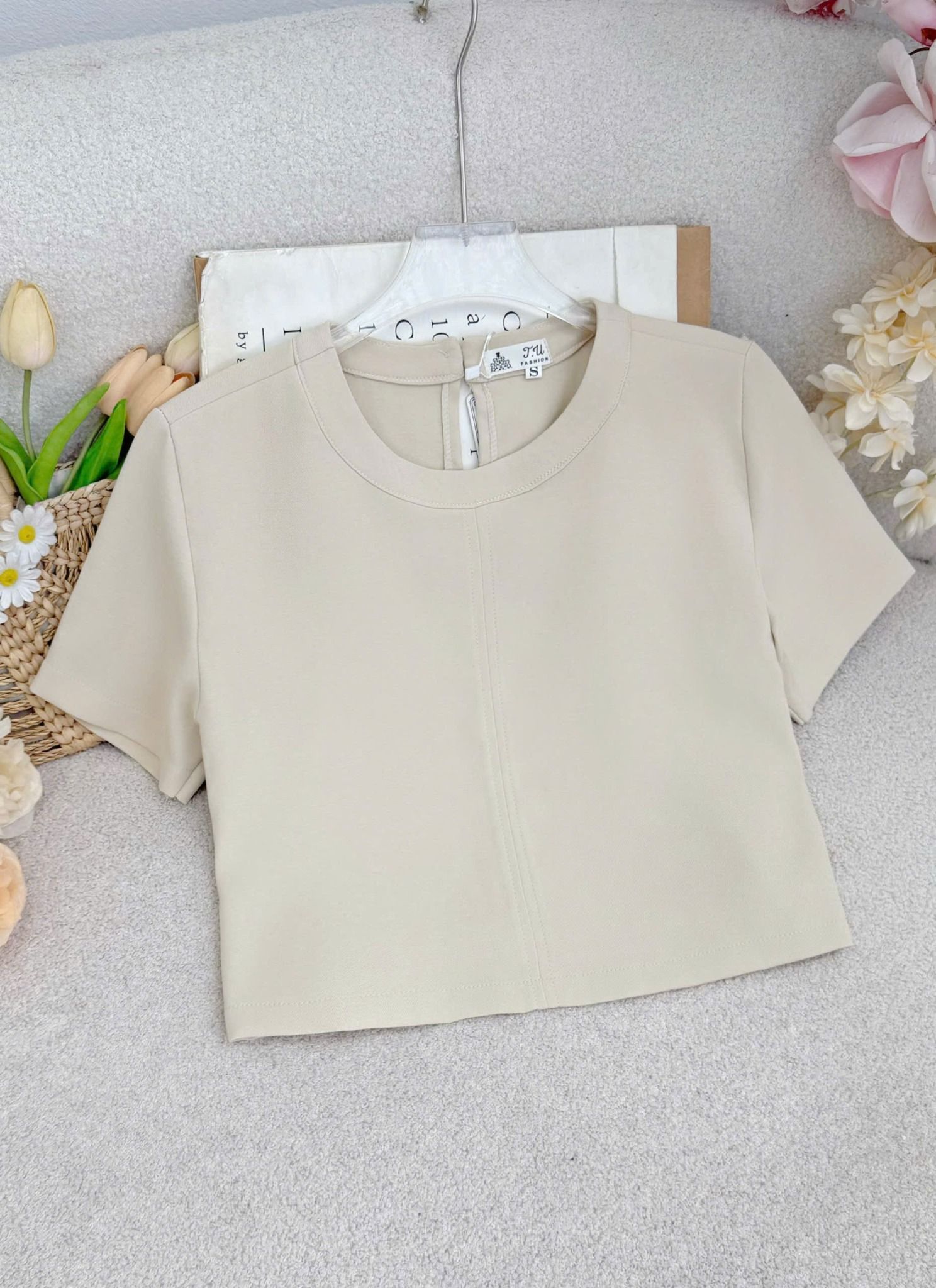 Áo Chéo Nhung Hàn Thiết Kế TuTu Store Phù Hợp Đi Làm Dành Cho Nữ - Mã AS585