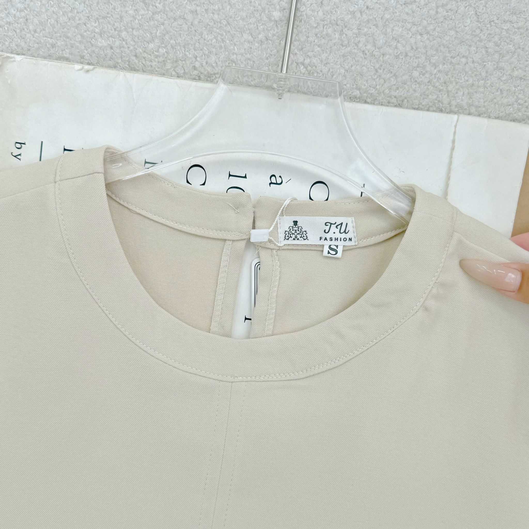 Áo Chéo Nhung Hàn Thiết Kế TuTu Store Phù Hợp Đi Làm Dành Cho Nữ - Mã AS585