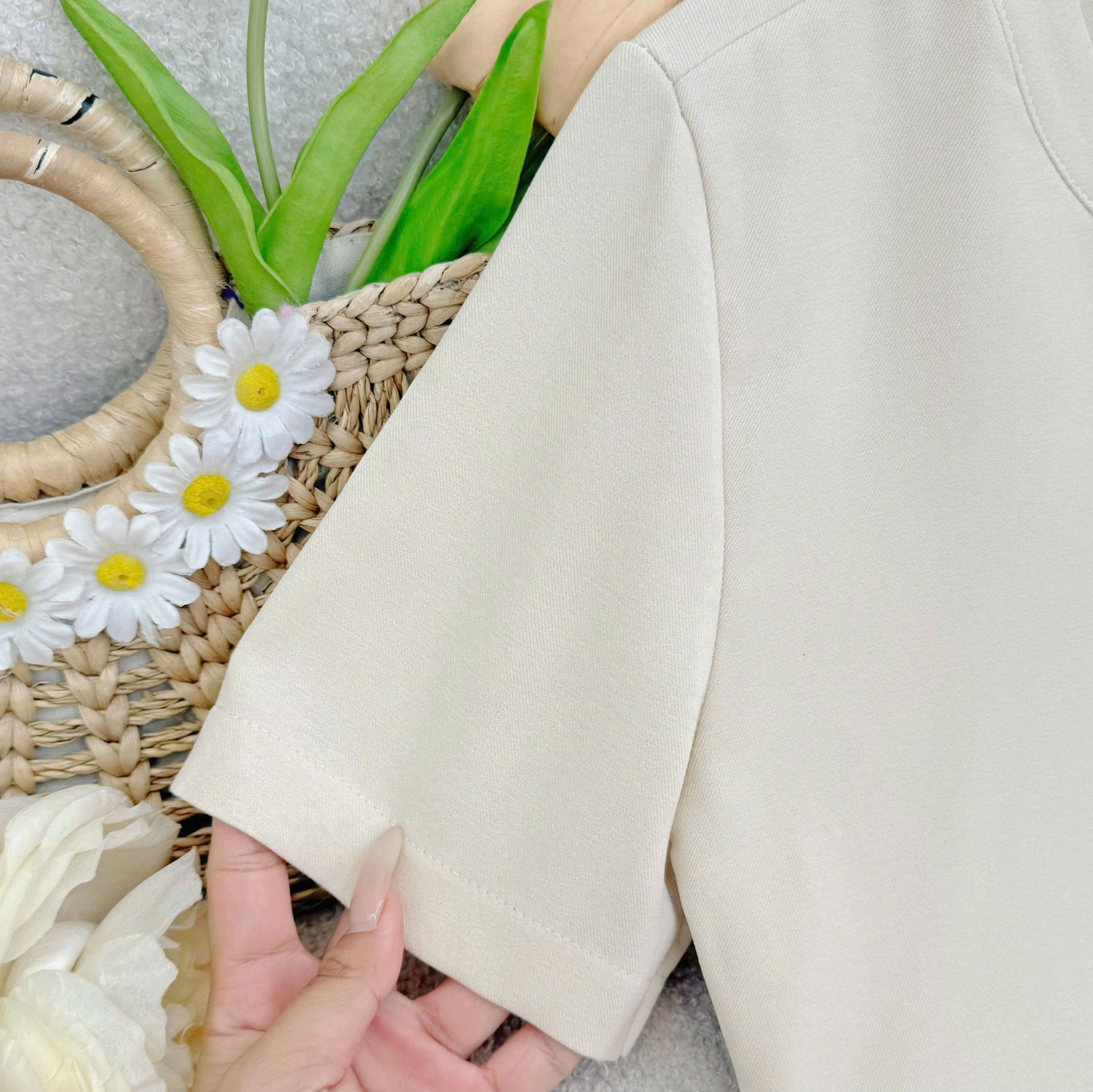 Áo Chéo Nhung Hàn Thiết Kế TuTu Store Phù Hợp Đi Làm Dành Cho Nữ - Mã AS585