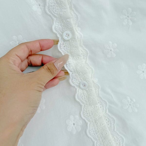 Áo Kate Thêu Thiết Kế TuTu Store Phù Hợp Đi Làm Dành Cho Nữ - Mã A559