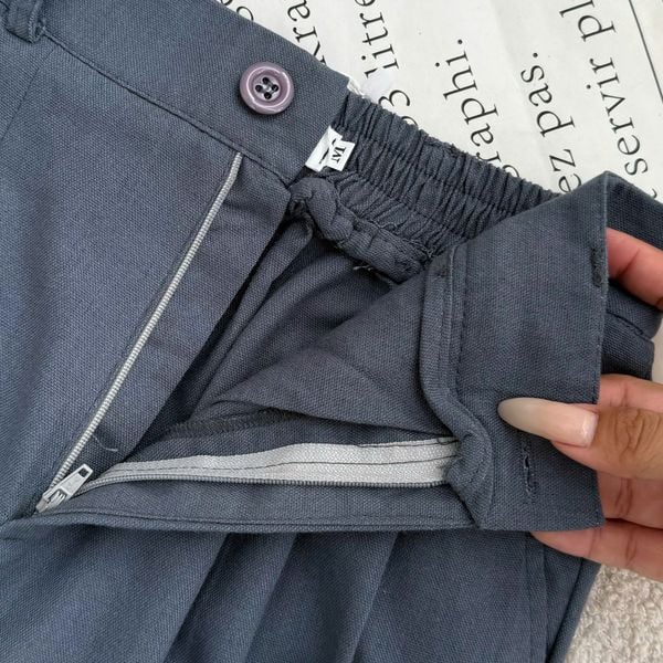 Quần Linen Cotton Thiết Kế TuTu Store Phù Hợp Đi Làm Dành Cho Nữ - Mã QS583