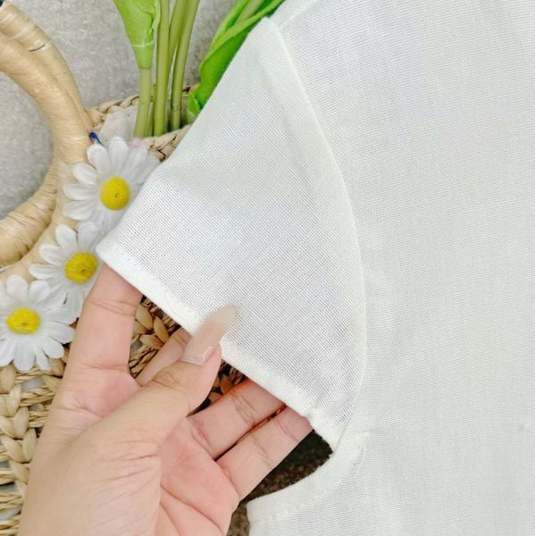 Áo Linen Cotton Thiết Kế TuTu Store Phù Hợp Đi Làm Dành Cho Nữ - Mã AS583