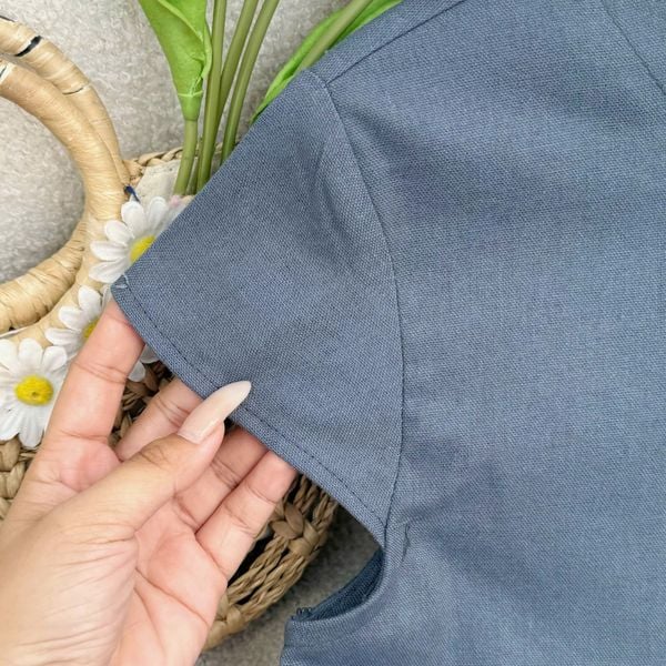 Áo Linen Cotton Thiết Kế TuTu Store Phù Hợp Đi Làm Dành Cho Nữ - Mã AS583