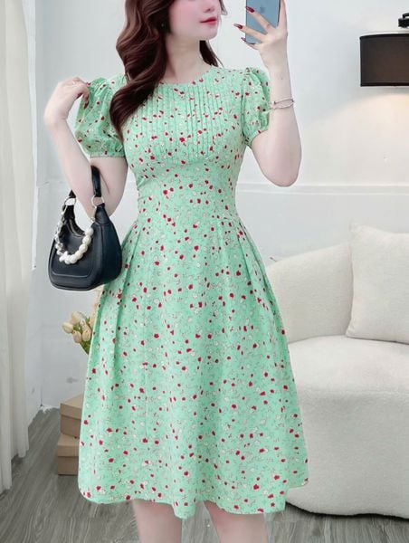 Đầm Hoa Xinh Thiết Kế TutuStore - Mã D570