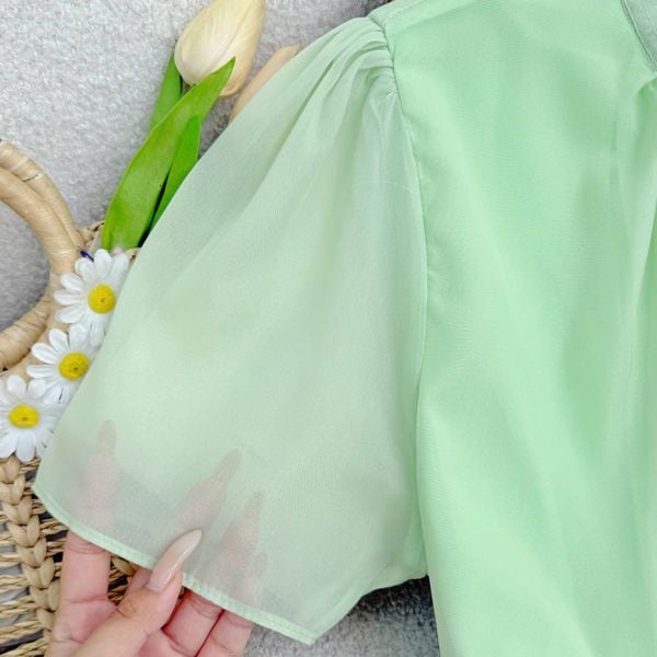 Áo Tơ Ánh Thiết Kế TuTu Store Phù Hợp Đi Chơi Dành Cho Nữ - Mã A574