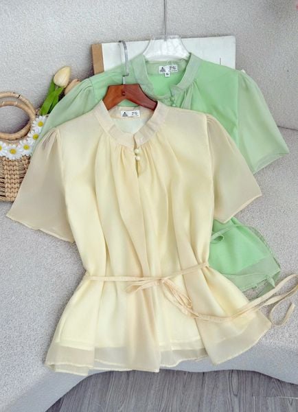 Áo Tơ Ánh Thiết Kế TuTu Store Phù Hợp Đi Chơi Dành Cho Nữ - Mã A574