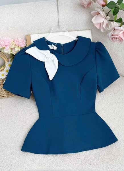 Áo Cotton Hàn Thiết Kế TuTu Store Phù Hợp Đi Làm Dành Cho Nữ - Mã A556