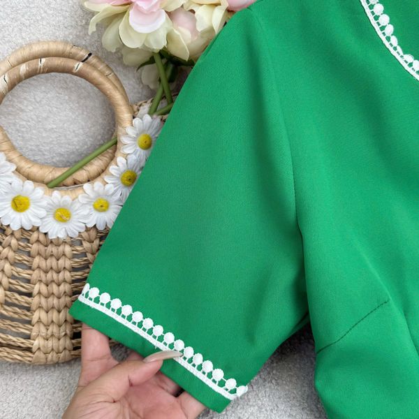Áo Cotton Thái Thiết Kế TuTu Store Phù Hợp Đi Làm Dành Cho Nữ - Mã A565
