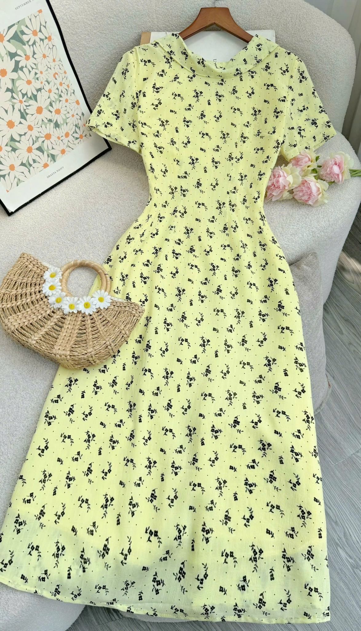 Đầm Voan Tơ Thiết Kế TuTu Store Phù Hợp Đi Chơi Dành Cho Nữ - Mã D1177