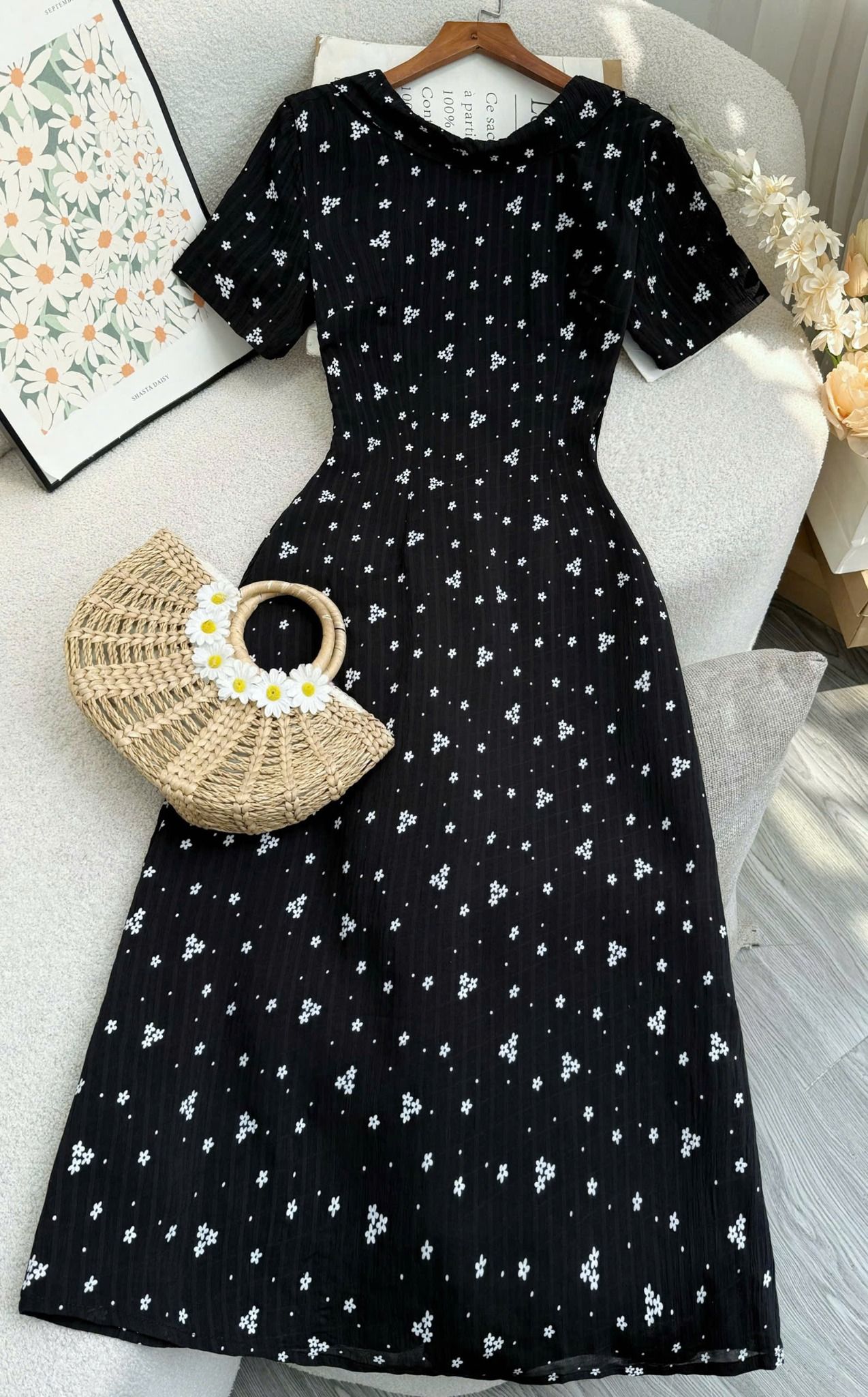 Đầm Voan Tơ Thiết Kế TuTu Store Phù Hợp Đi Chơi Dành Cho Nữ - Mã D1177