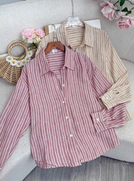 Áo Xô Linen Thiết Kế TuTu Store Phù Hợp Đi Làm Dành Cho Nữ - Mã A572