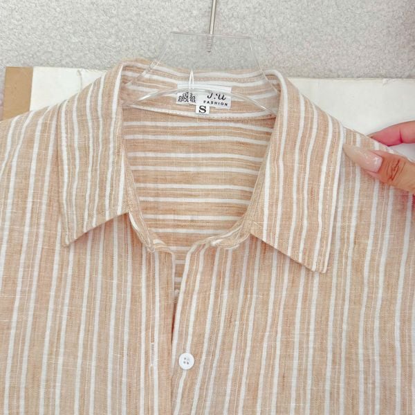 Áo Xô Linen Thiết Kế TuTu Store Phù Hợp Đi Làm Dành Cho Nữ - Mã A572