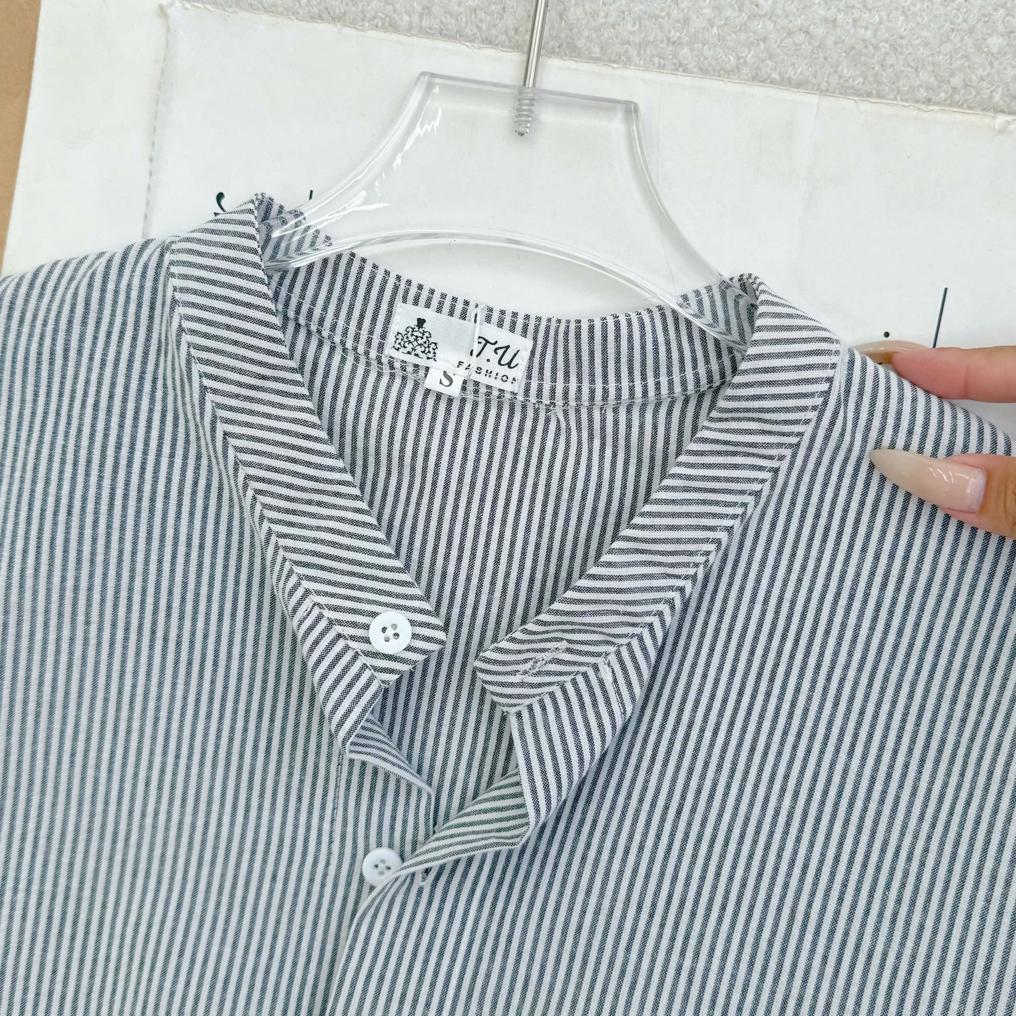 Áo Xô Linen Thiết Kế TuTu Store Phù Hợp Đi Làm Dành Cho Nữ - Mã A575