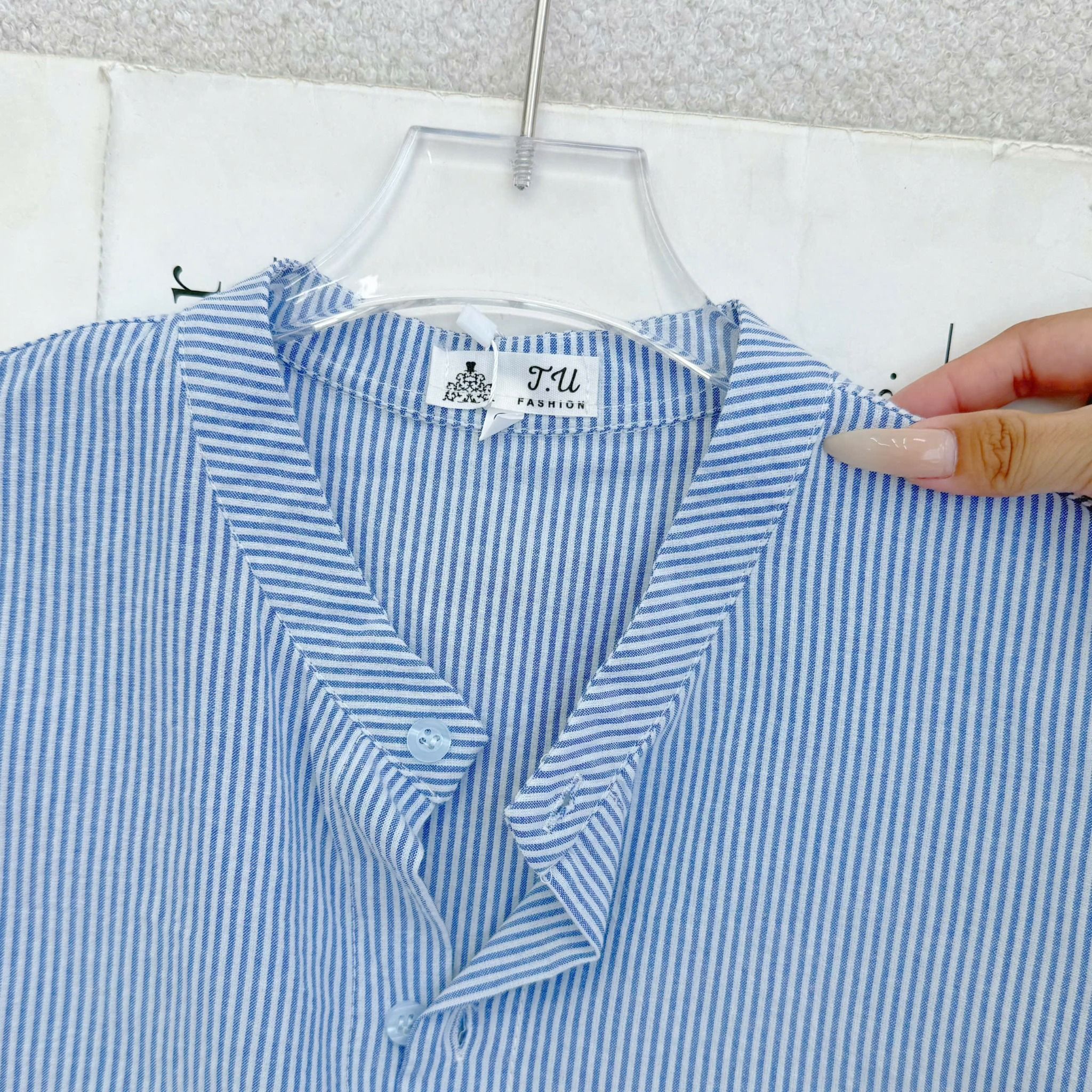 Áo Xô Linen Thiết Kế TuTu Store Phù Hợp Đi Làm Dành Cho Nữ - Mã A575