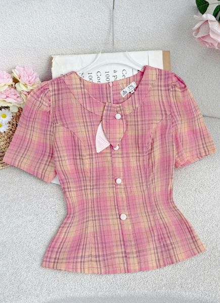 Áo Xô Linen Dáng Peplum Thiết Kế TuTu Store Phù Hợp Đi Làm Dành Cho Nữ - Mã A577