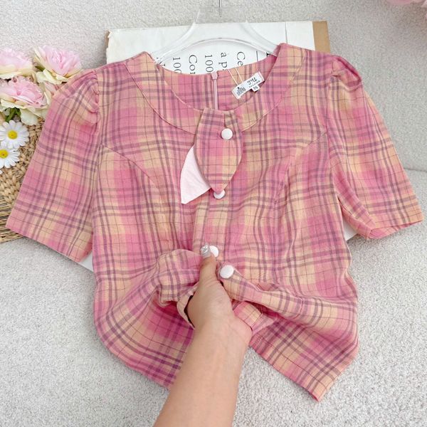 Áo Xô Linen Dáng Peplum Thiết Kế TuTu Store Phù Hợp Đi Làm Dành Cho Nữ - Mã A577