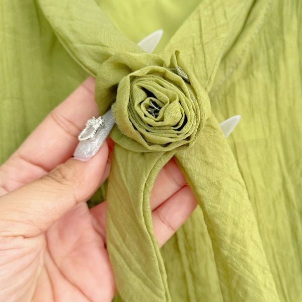 Áo Tơ Nhăn Nơ Thiết Kế TuTu Store Phù Hợp Đi Làm Dành Cho Nữ - Mã A560