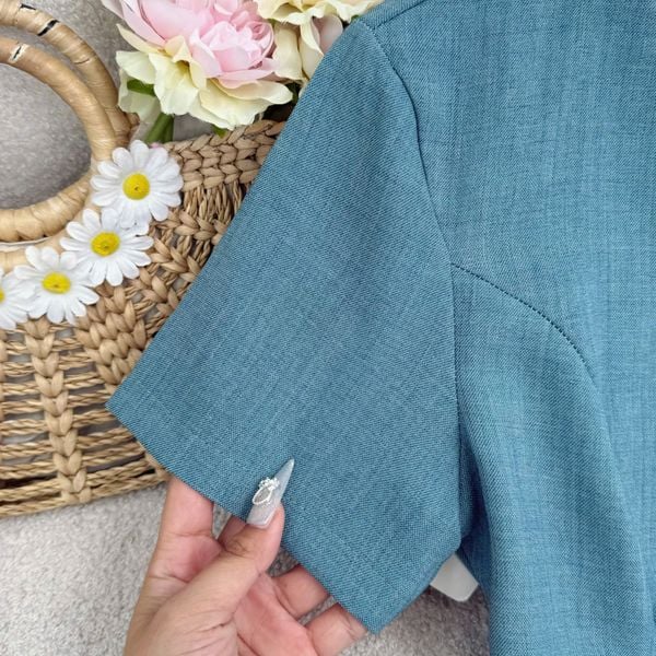 Áo Nữ Xanh Nâu Thời Trang TuTu Store -Mã A581