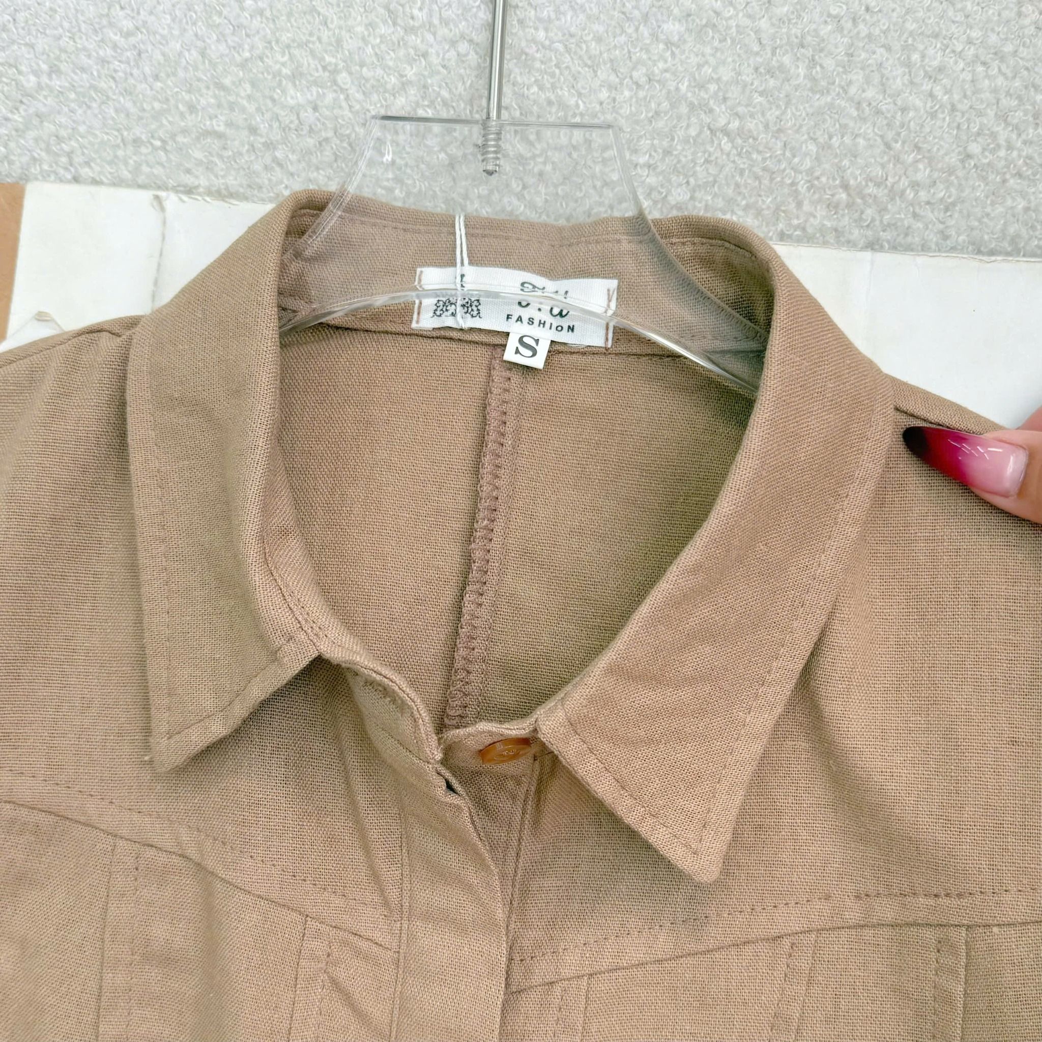 Áo Nữ Hồng Vàng Nâu Xám Thời Trang TuTu Store - Mã AS517