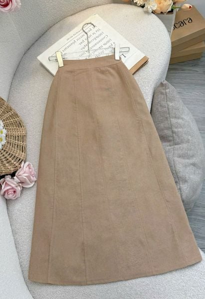 Chân Váy Linen Cotton Thiết Kế TuTu Store Dành Cho Nữ - Mã VS517