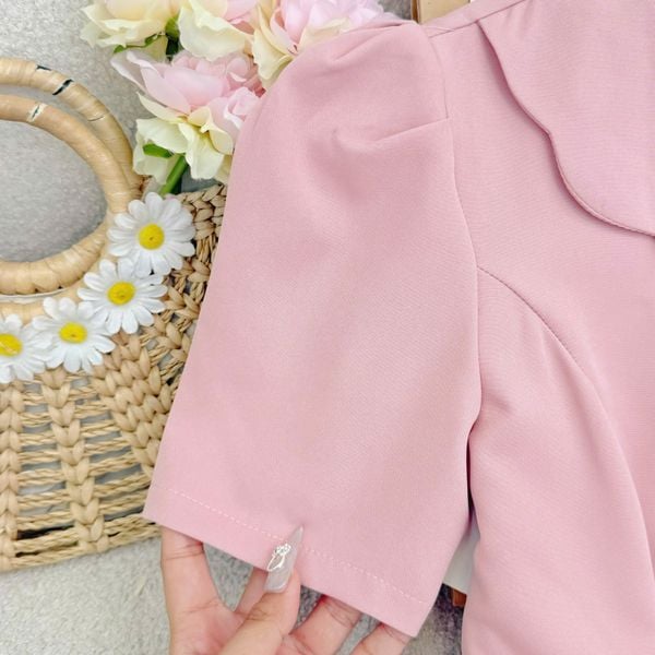 Áo Cotton Thái Dáng Peplum Thiết Kế TuTu Store Dành Cho Nữ Mã A561