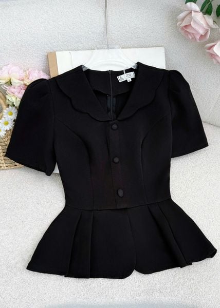 Áo Cotton Thái Dáng Peplum Thiết Kế TuTu Store Dành Cho Nữ Mã A561