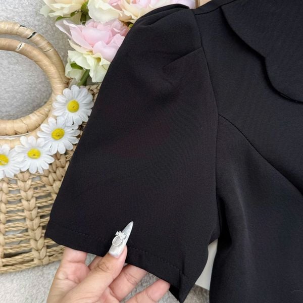 Áo Cotton Thái Dáng Peplum Thiết Kế TuTu Store Dành Cho Nữ Mã A561