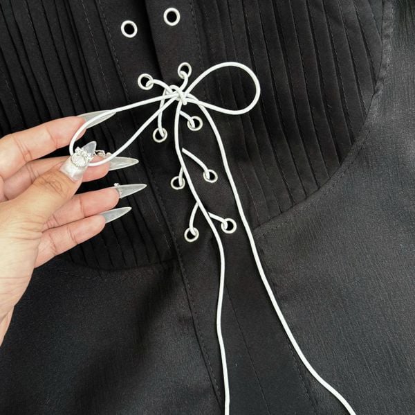 Áo Tơ Nén Thiết Kế TuTu Store Phù Hợp Đi Làm Dành Cho Nữ - Mã AS573