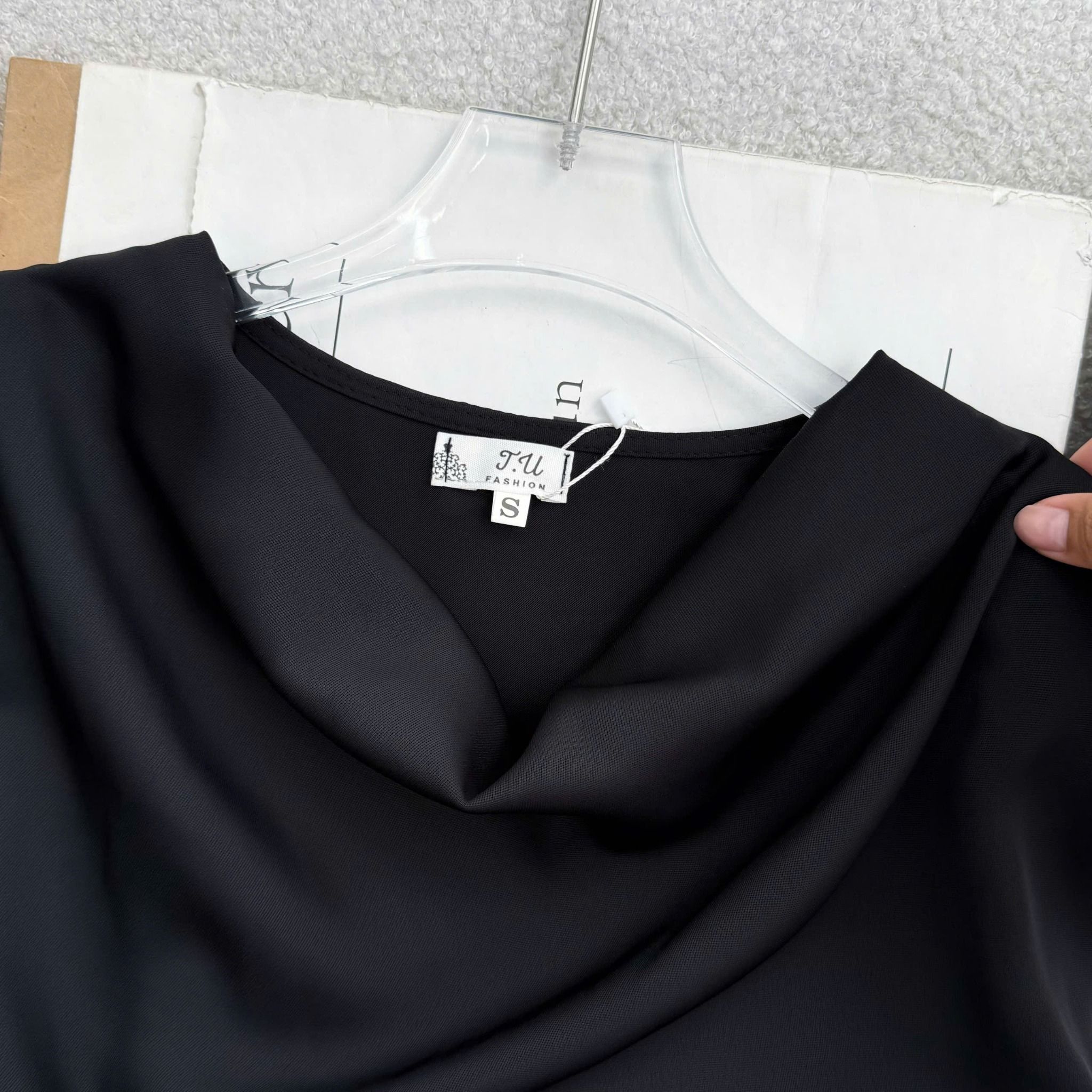 Áo Cotton Chéo Thiết Kế TuTu Store Phù Hợp Đi Làm Dành Cho Nữ - Mã AS596