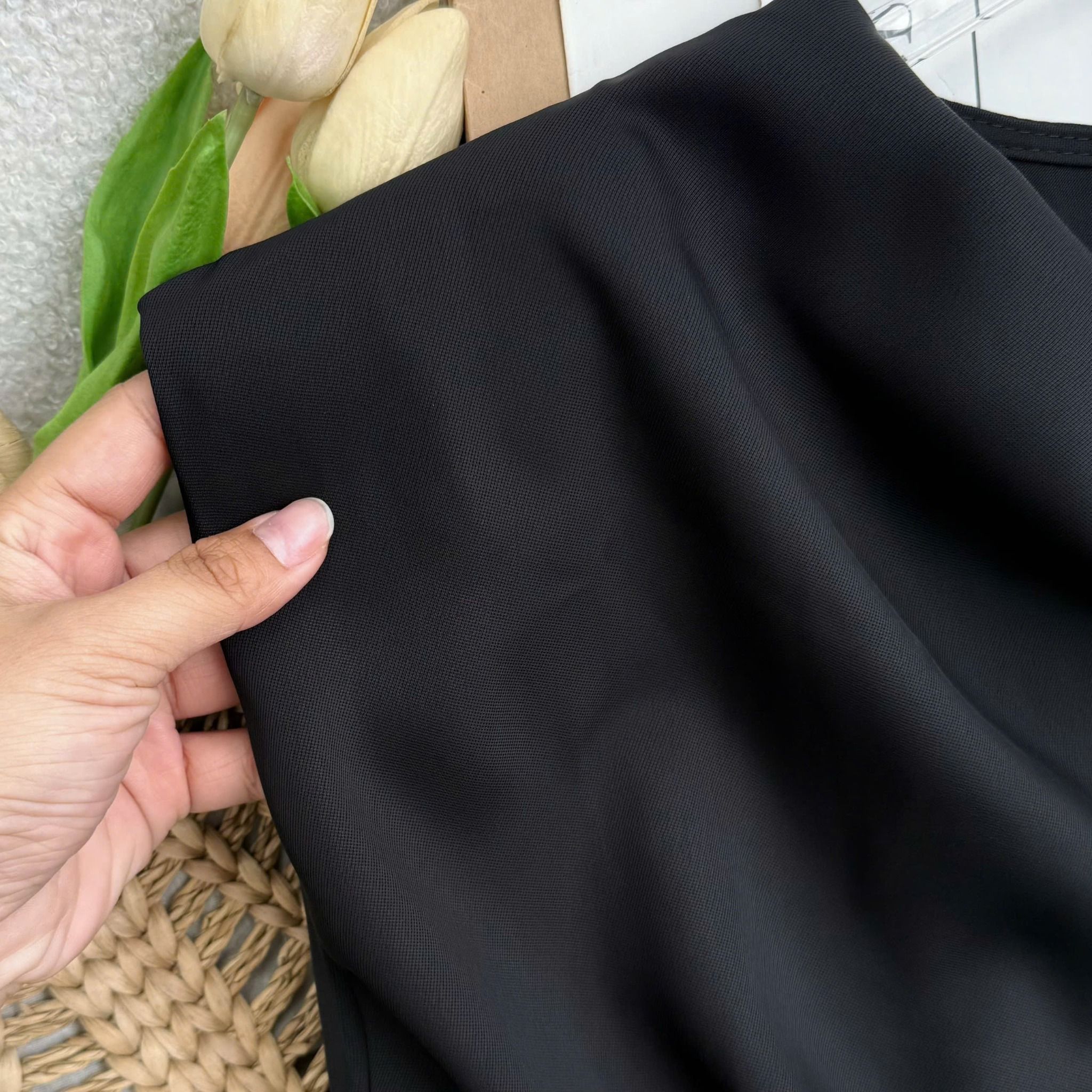 Áo Cotton Chéo Thiết Kế TuTu Store Phù Hợp Đi Làm Dành Cho Nữ - Mã AS596